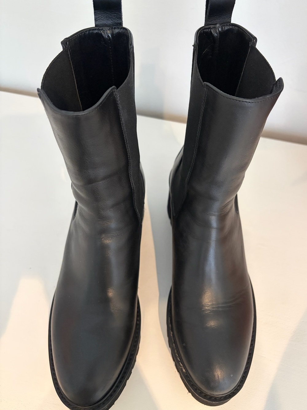 La Canadienne KISS Leather Boots in black